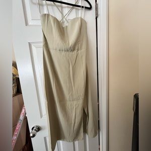 NWT Midi Cross Back Strappy Dress